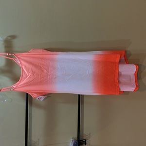 Orange ombre dress